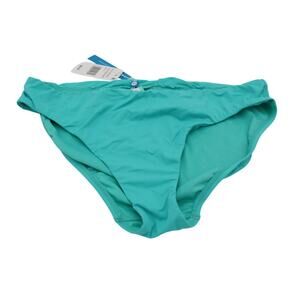 Bleu Rod Beattie Bikini Bottoms Women Size 12 Blue Green Resort Vacation NEW